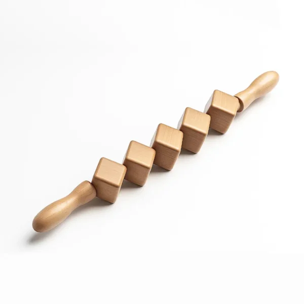 Wooden Massager Rolling Pin Cubes (2.7.)