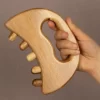 gua sha masazer Gua Sha Wooden Massager with Handle (2.45.)